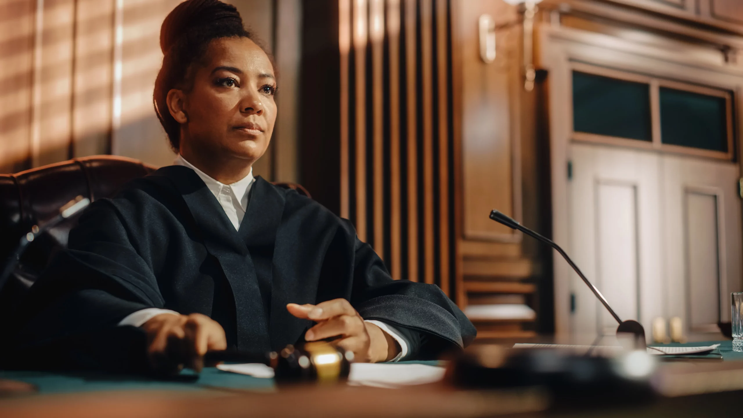 Judge in court